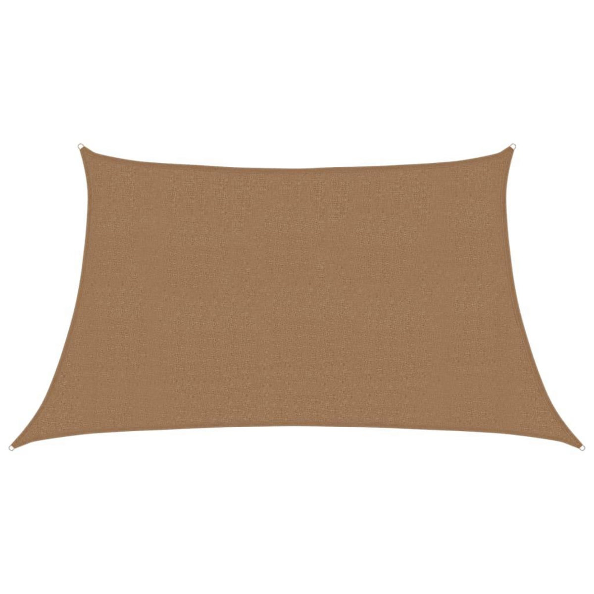 VIDAXL Voile d'ombrage 160 g/m^2 Taupe 3/4x2 m PEHD