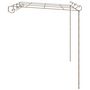 Voir la diapositive 3 : VIDAXL Pergola de jardin Marron antique 4x3x2,5 m Fer