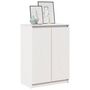 Voir la diapositive 4 : VIDAXL Buffet Blanc 60x36x84 cm Bois de pin massif