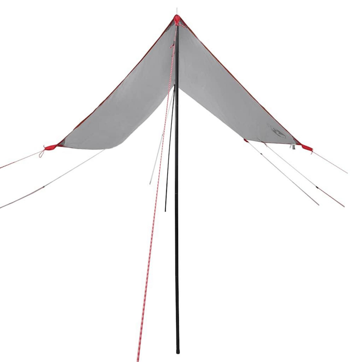 VIDAXL Tente de voiture gris et orange impermeable