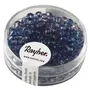 Rayher Rocailles,ø 4 mm, Two Tone, bleu - violet, boîte 17 g