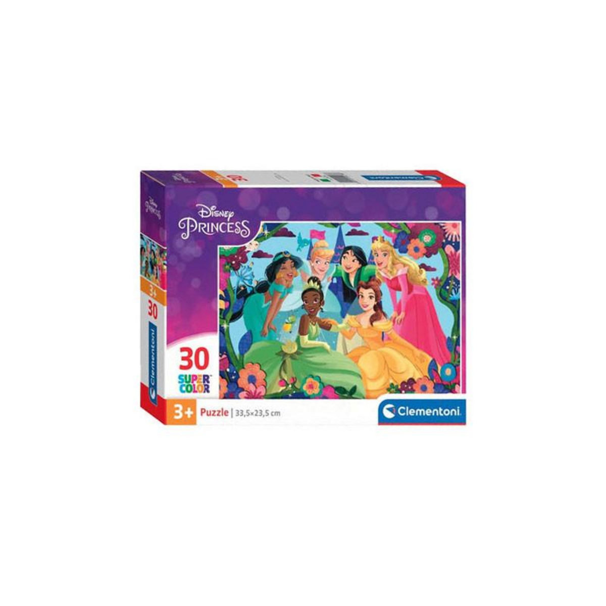CLEMENTONI Clementoni Jigsaw Puzzle Super Color Disney Princess, 30 pcs. 20276