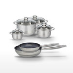 ELO Lot 2 Poêles 24/28cm et 4 Faitouts 12/16/20/24cm Elo Profi Therm Platinum