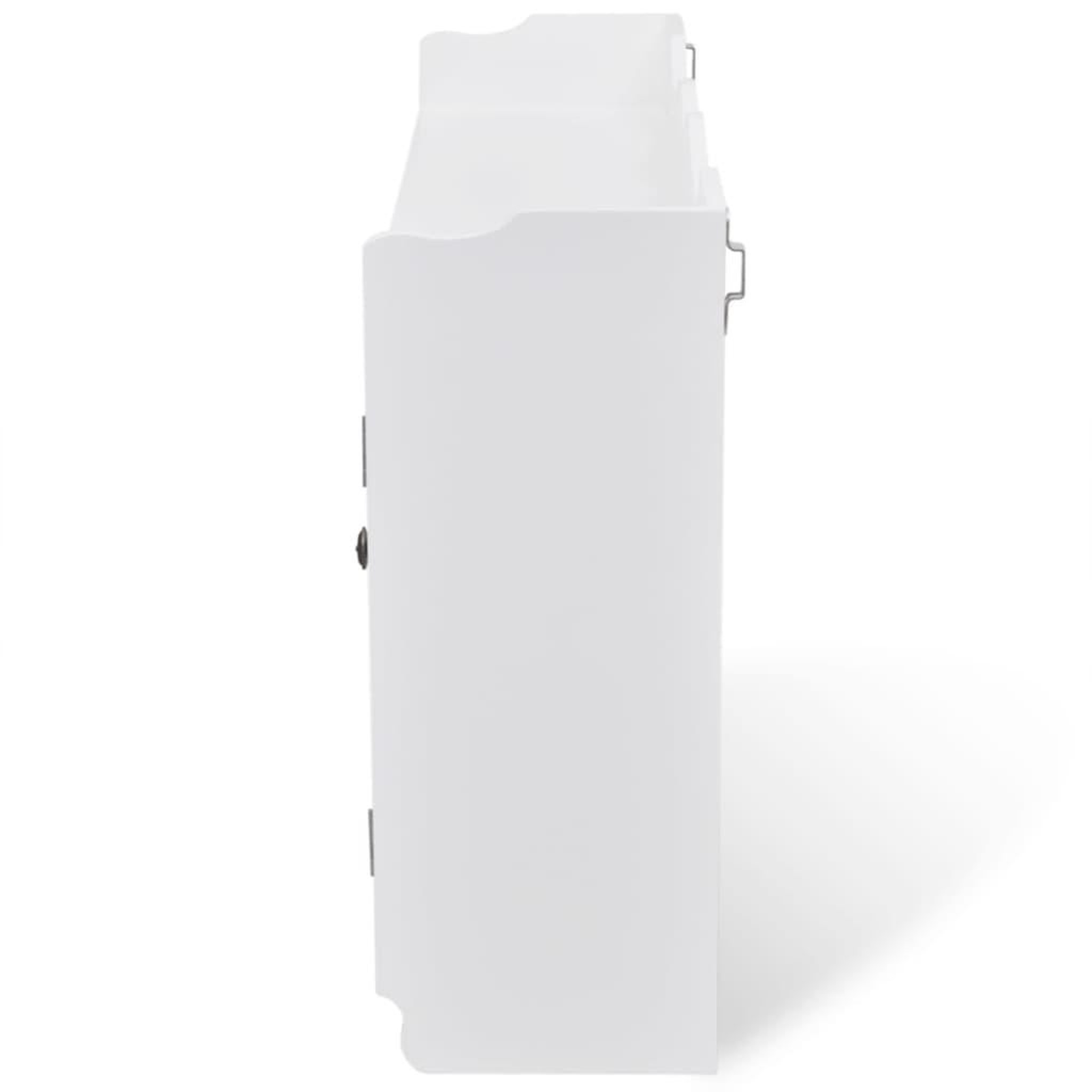 Voir la diapositive 5 : VIDAXL Vitrine murale avec etagere de livre / dvd / verre en mdf blanc