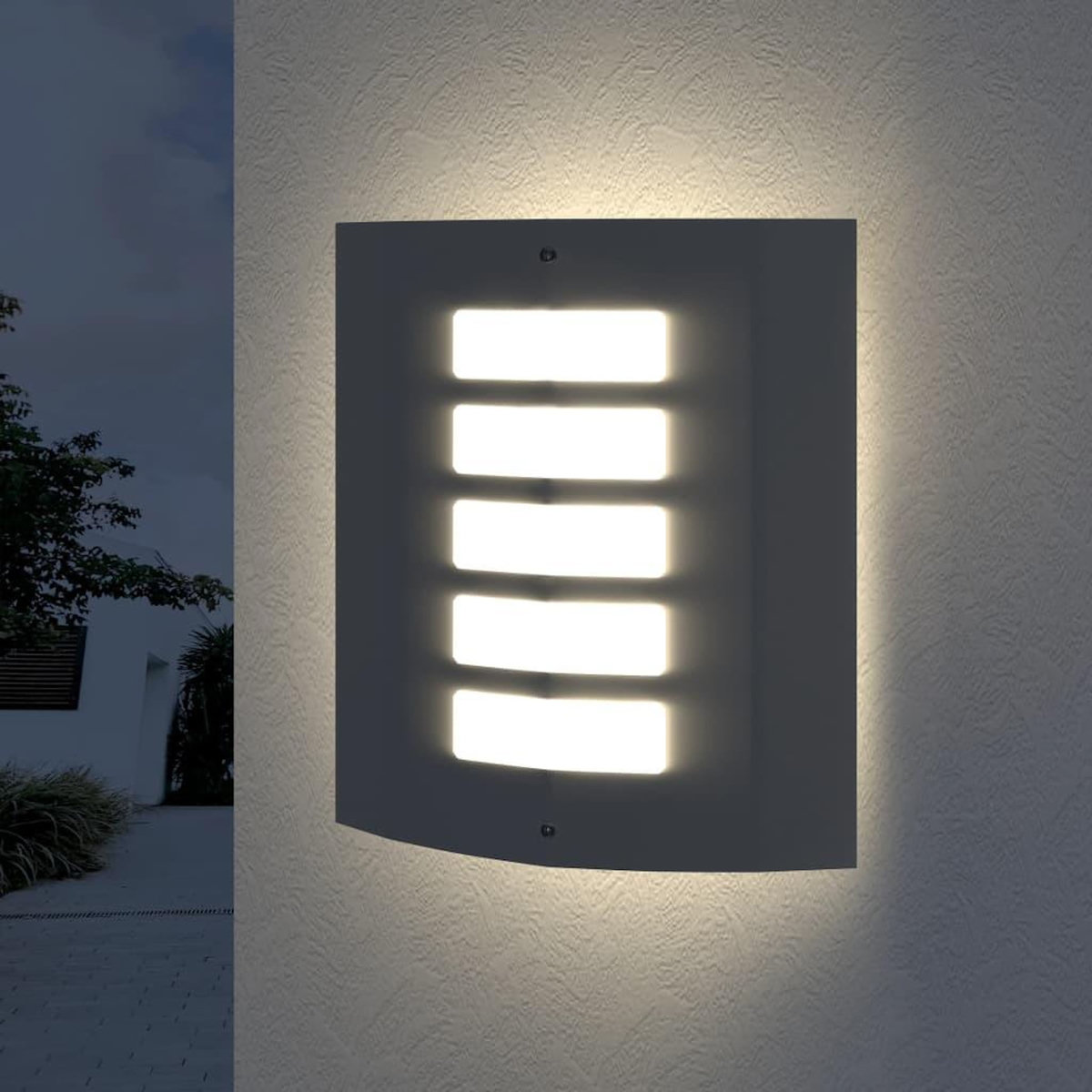 VIDAXL Applique murale etanche Acier inoxydable