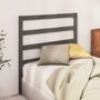 Voir la diapositive 3 : VIDAXL Tete de lit Gris 95x4x100 cm Bois massif de pin