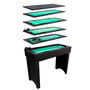 Voir la diapositive 1 : SOKKER Table de casino 6 en 1- 114 x 51.5 x 90 cm-LuckyVegas
