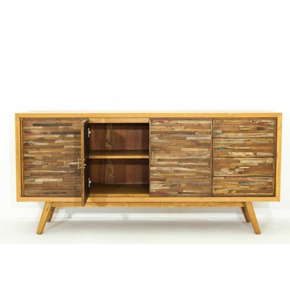 Paris Prix Buffet 3 Portes  Kapal  Naturel