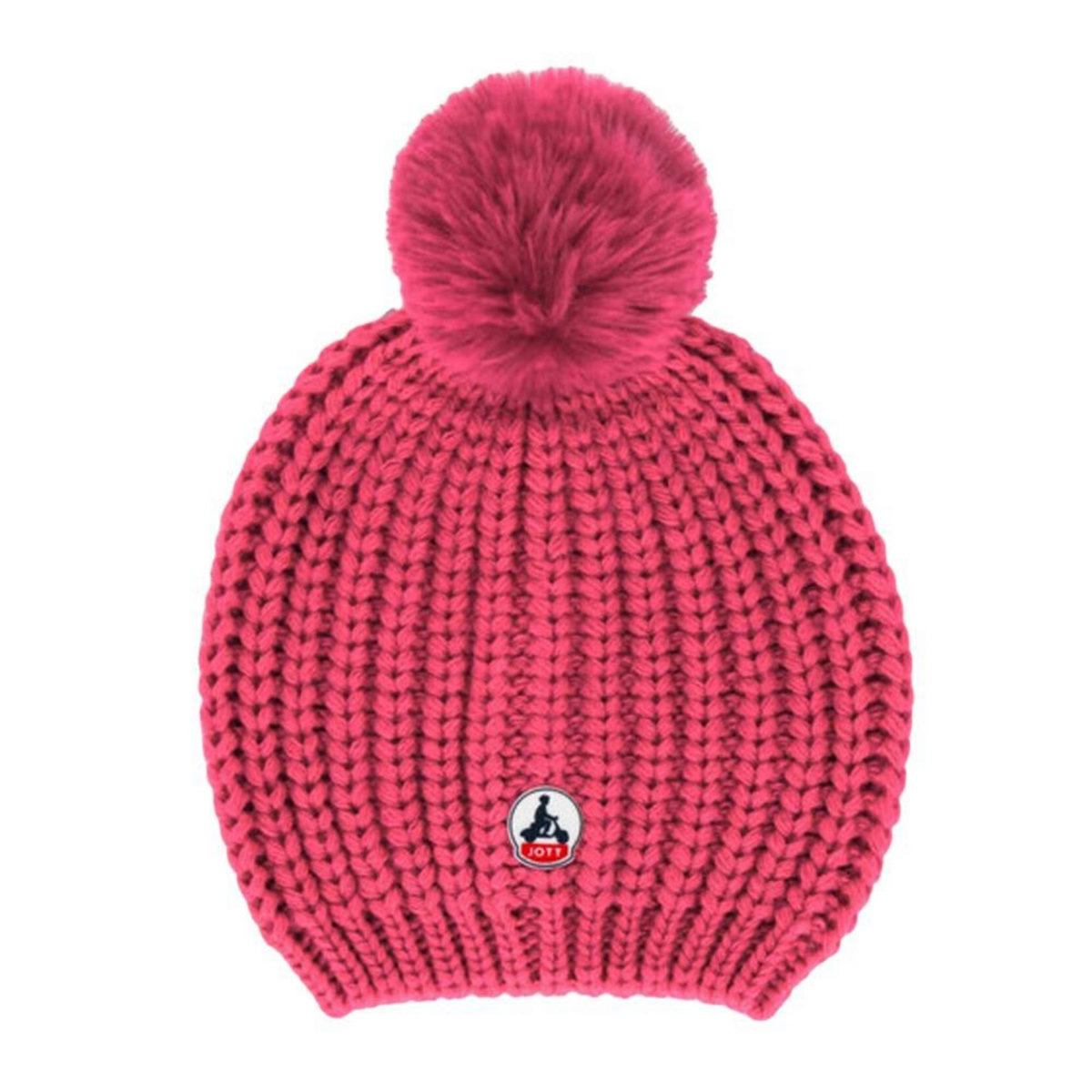 JUSTOVERTHETOPJOTT Bonnet à Pompon Fuchsia Femme Jott Montreal