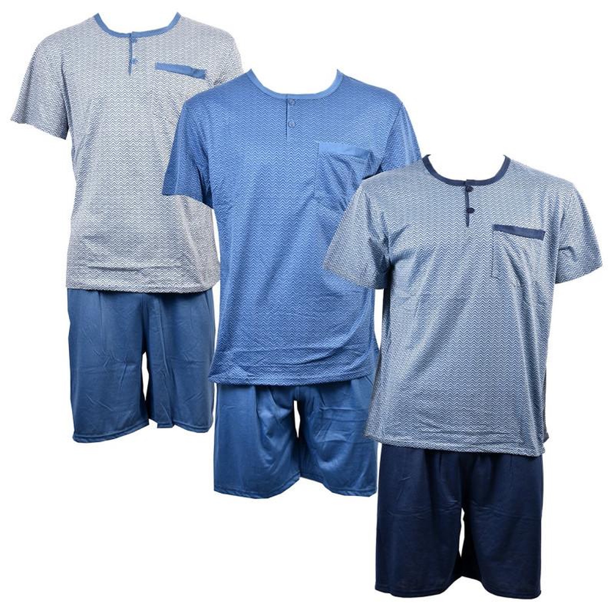 Voir la diapositive 4 : OZABI Pyjama Court Homme ECO HOMEWEAR