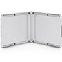 Voir la diapositive 4 : ID MARKET Table de camping pliante réglable en hauteur 120 cm
