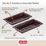 Voir la diapositive 5 : ZENKER Deux moules à tablettes chocolat de Dubaï en silicone Zenker Special Creative