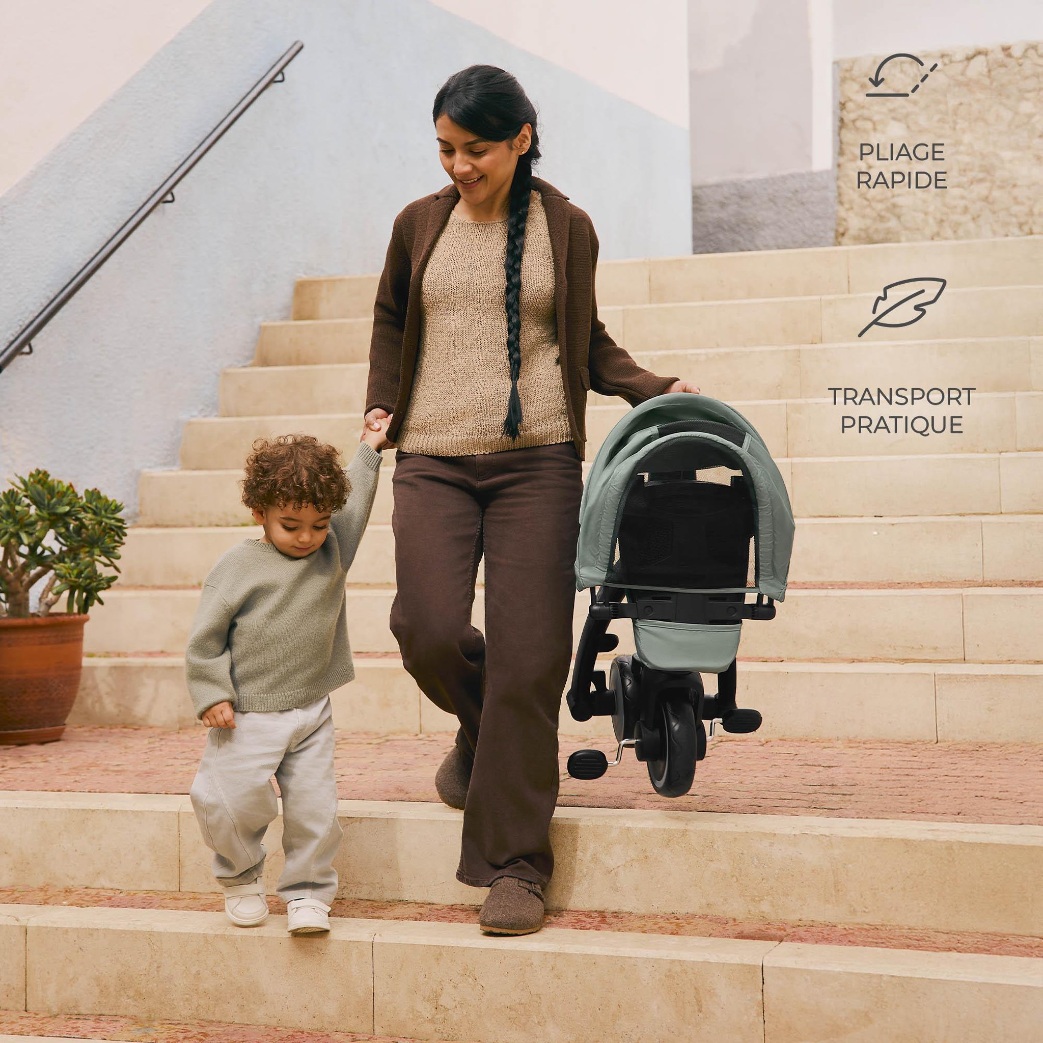Voir la diapositive 3 : KINDERKRAFT Tricycle jazz 2 pratique et confortable