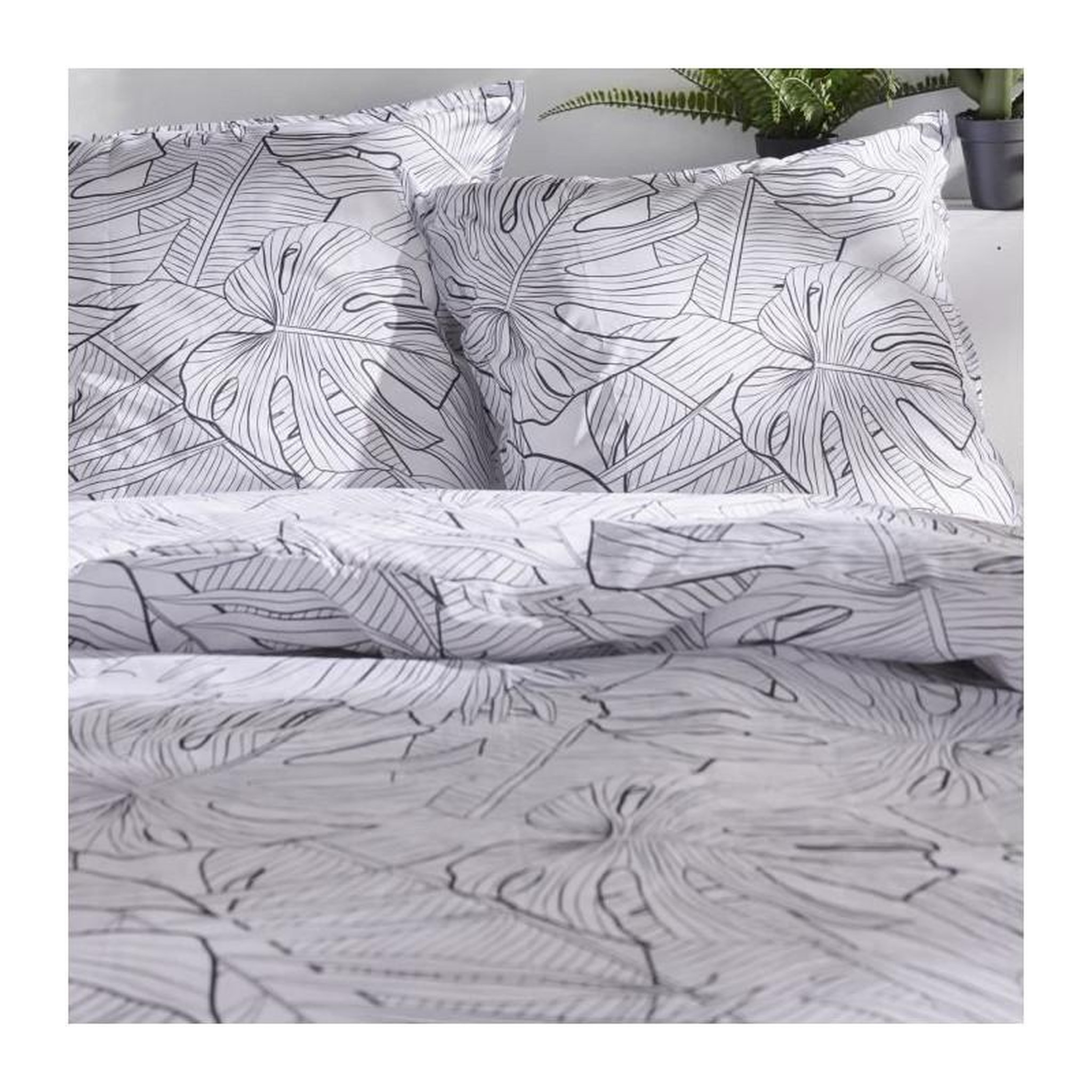 Voir la diapositive 2 : Today Parure de couette - TODAY - Sunshine 17.23 - 220x240cm - 2 personnes - Imprimée - Coton 57 fils