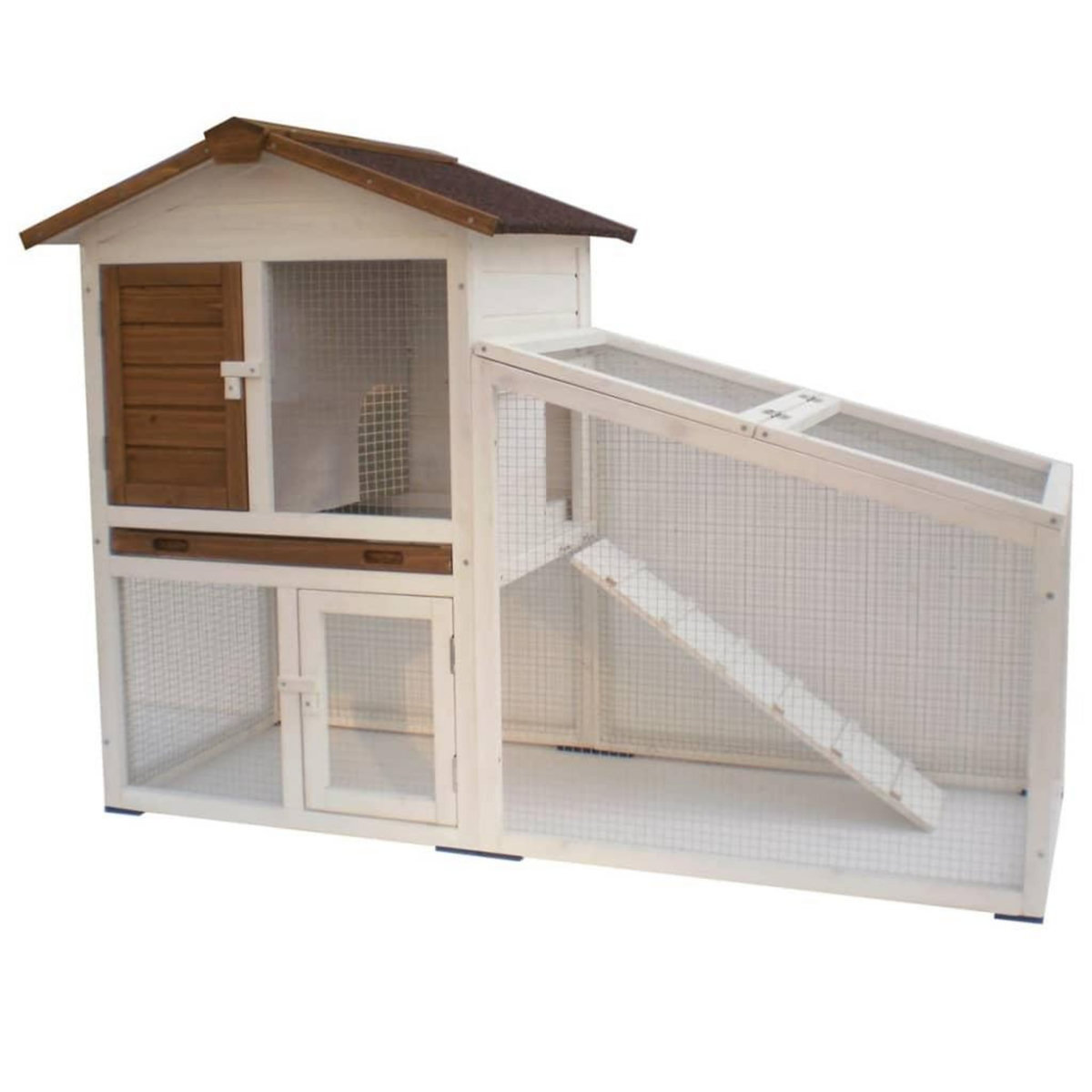 @Pet @Pet Clapier Tommy Blanc et marron 140x65x100 cm 20072