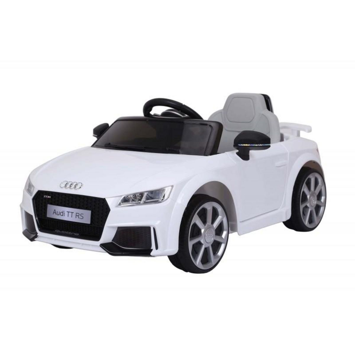 Audi Audi TT RS Voiture Electrique Enfant (2x25W) 103x62x44 cm - Marche av/ar, Phares, Musique, Ceinture et Télécommande parentale