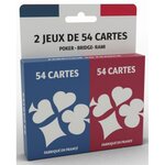 CARTAMUNDI Basic Jeu de 2x54 cartes 