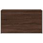 Voir la diapositive 4 : VIDAXL Coffre de rangement Chene marron 84x42x46 cm Bois d'ingenierie