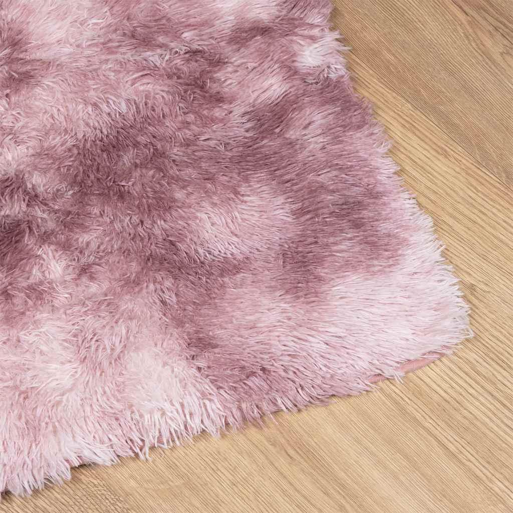 Voir la diapositive 4 : VIDAXL Tapis Shaggy a poils longs NAVARRA rose poudre 160x230 cm
