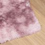 Voir la diapositive 4 : VIDAXL Tapis Shaggy a poils longs NAVARRA rose poudre 160x230 cm