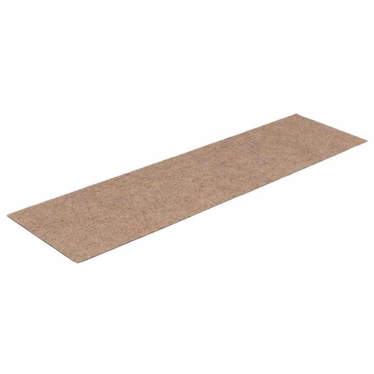 VIDAXL Tapis d'escalier auto-adhesifs 30 pcs marron clair 76x20 cm