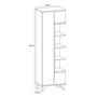 Voir la diapositive 4 : Paris Prix Étagère 5 Niveaux  Bogota  192cm Gris & Naturel