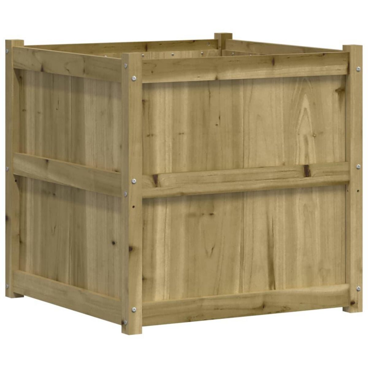 VIDAXL Jardiniere d'exterieur 70x70x70 cm bois de pin impregne