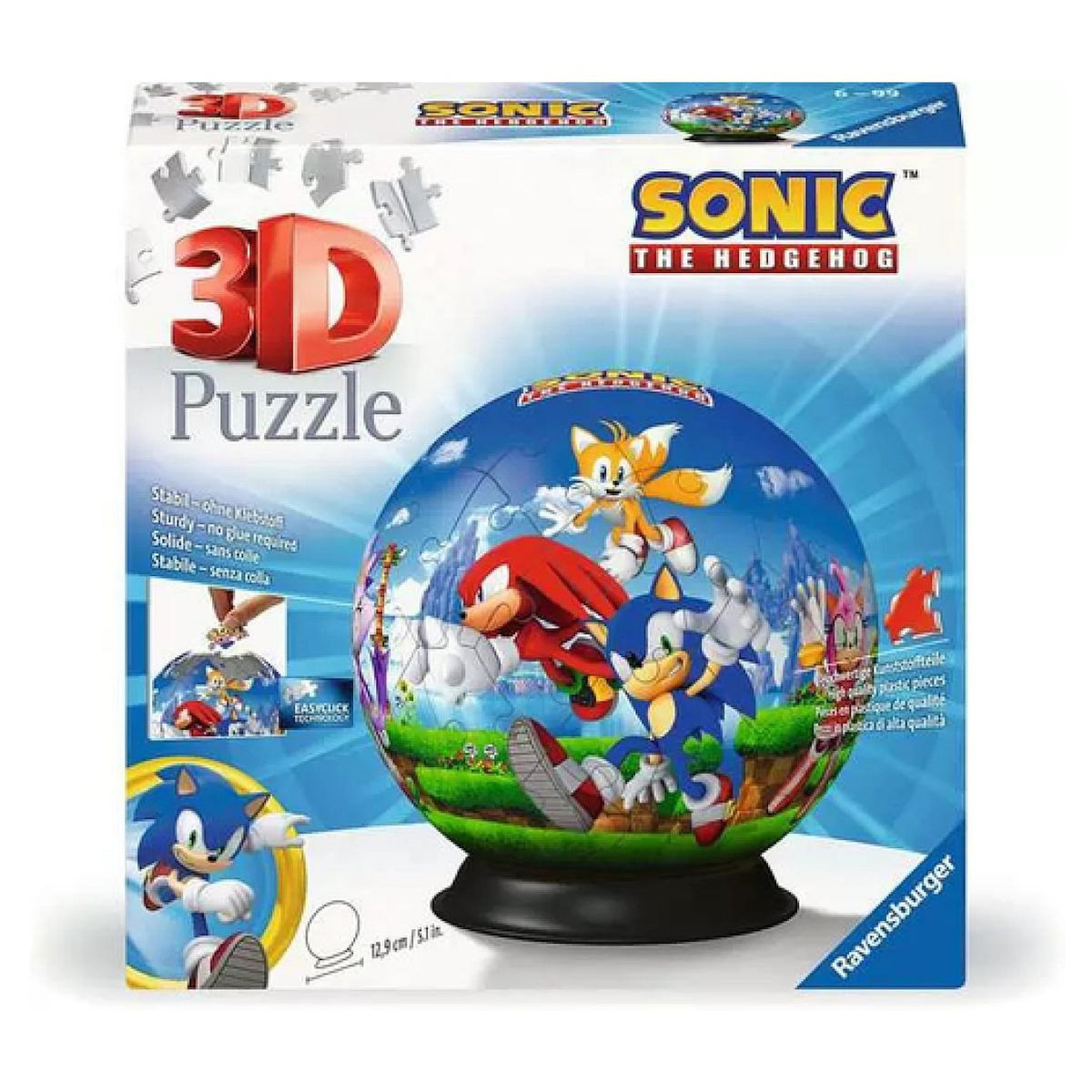 RAVENSBURGER Puzzle 3D globe Sonic - 72 pcs