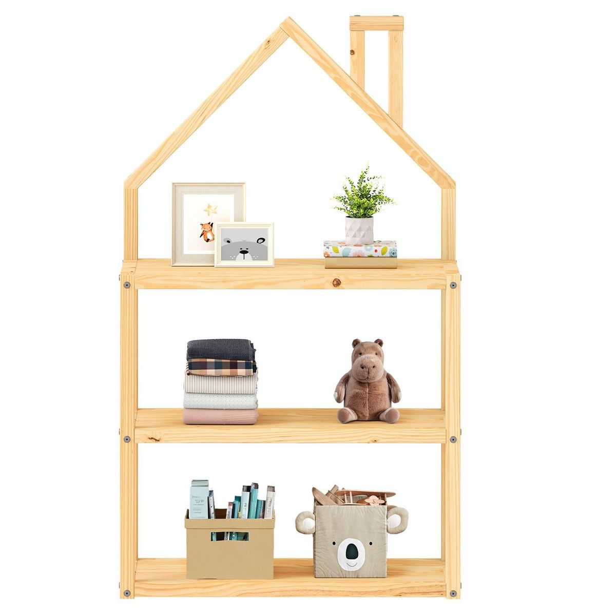 IDIMEX Étagère enfant LENISE en pin massif