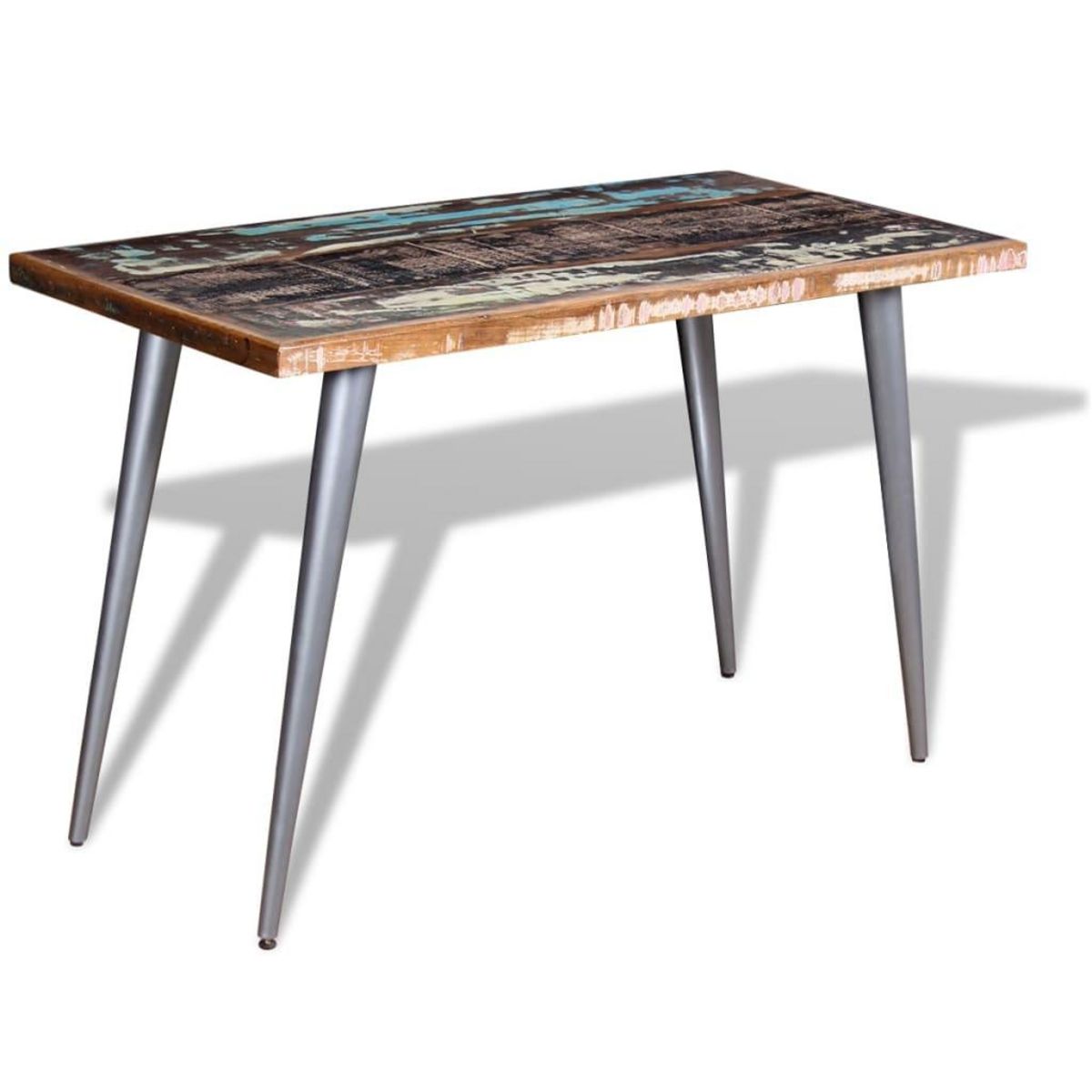 VIDAXL Table a manger Bois de recuperation 120x60x76 cm