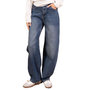 Voir la diapositive 1 : MONDAY PREMIUM Jean Ballon Bleu Foncé Femme Monday Premium