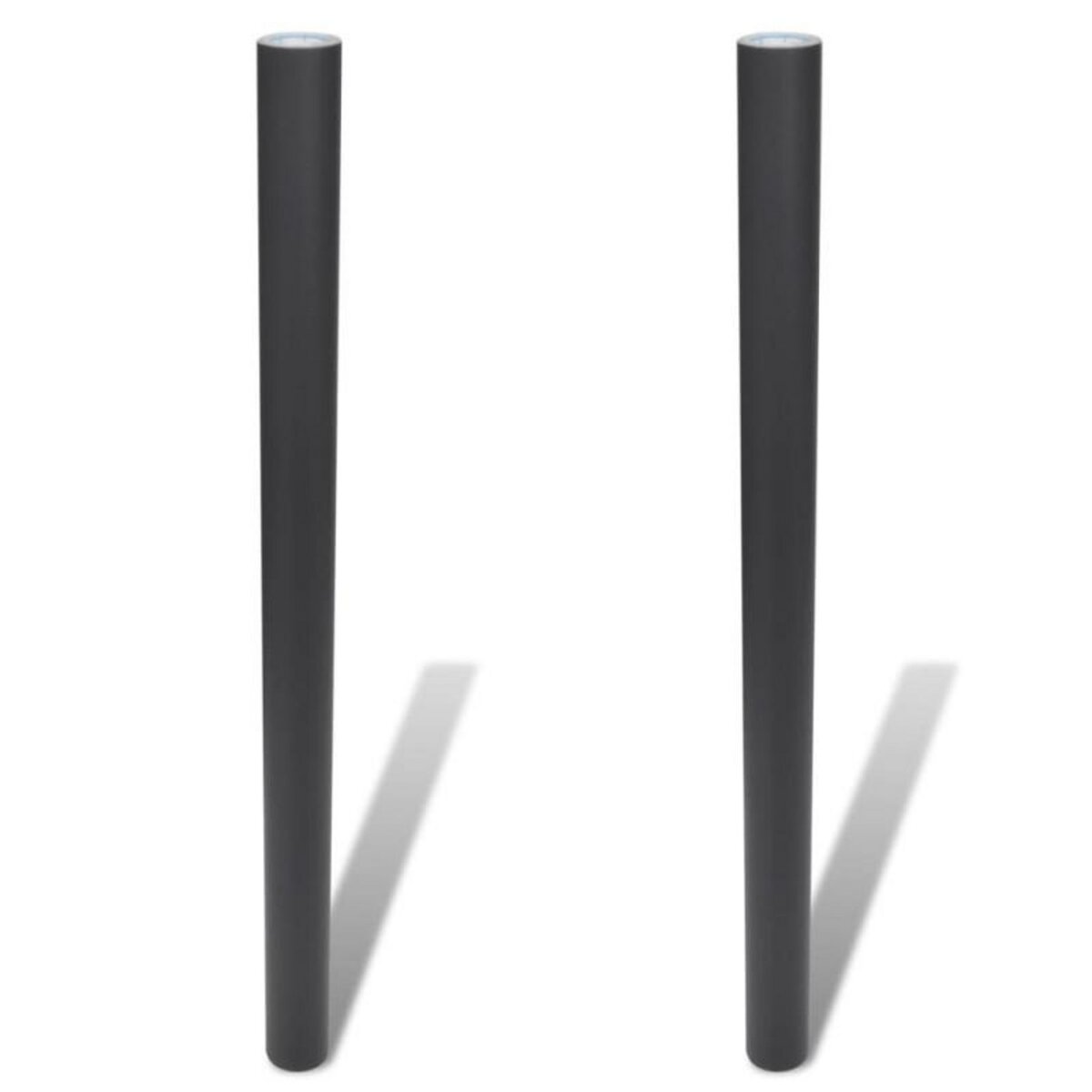 VIDAXL Tableau noir autocollant mural 0,45x2 m 2 rouleaux avec craies