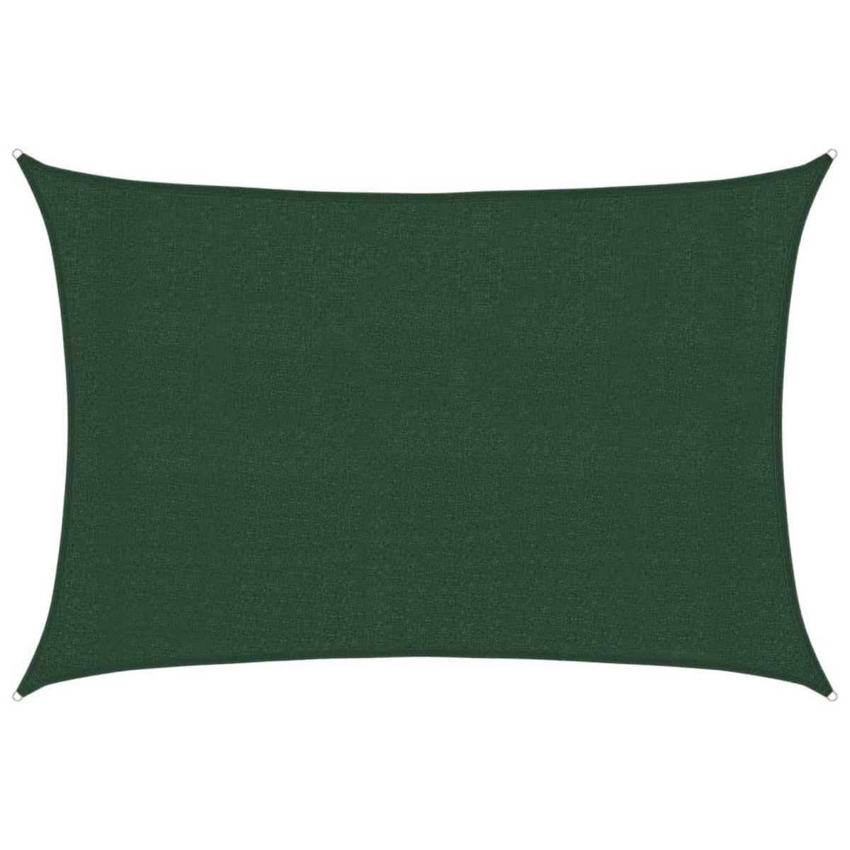 VIDAXL Voile d'ombrage 160 g/m^2 Vert fonce 3x4,5 m PEHD