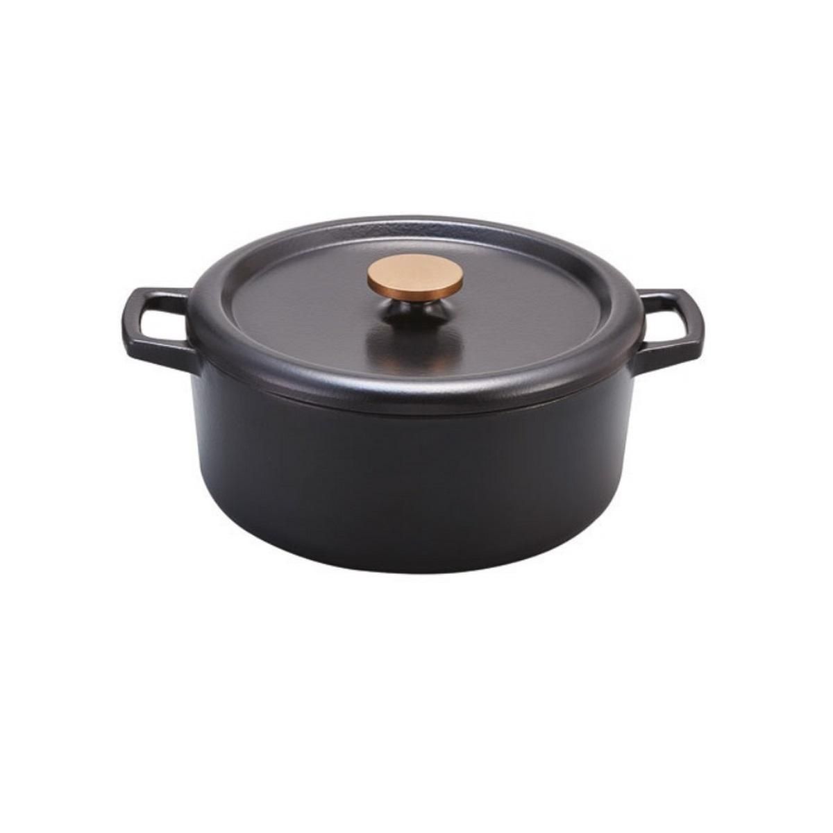 Beka Cocotte en fonte émaillée 30cm noir - 100168