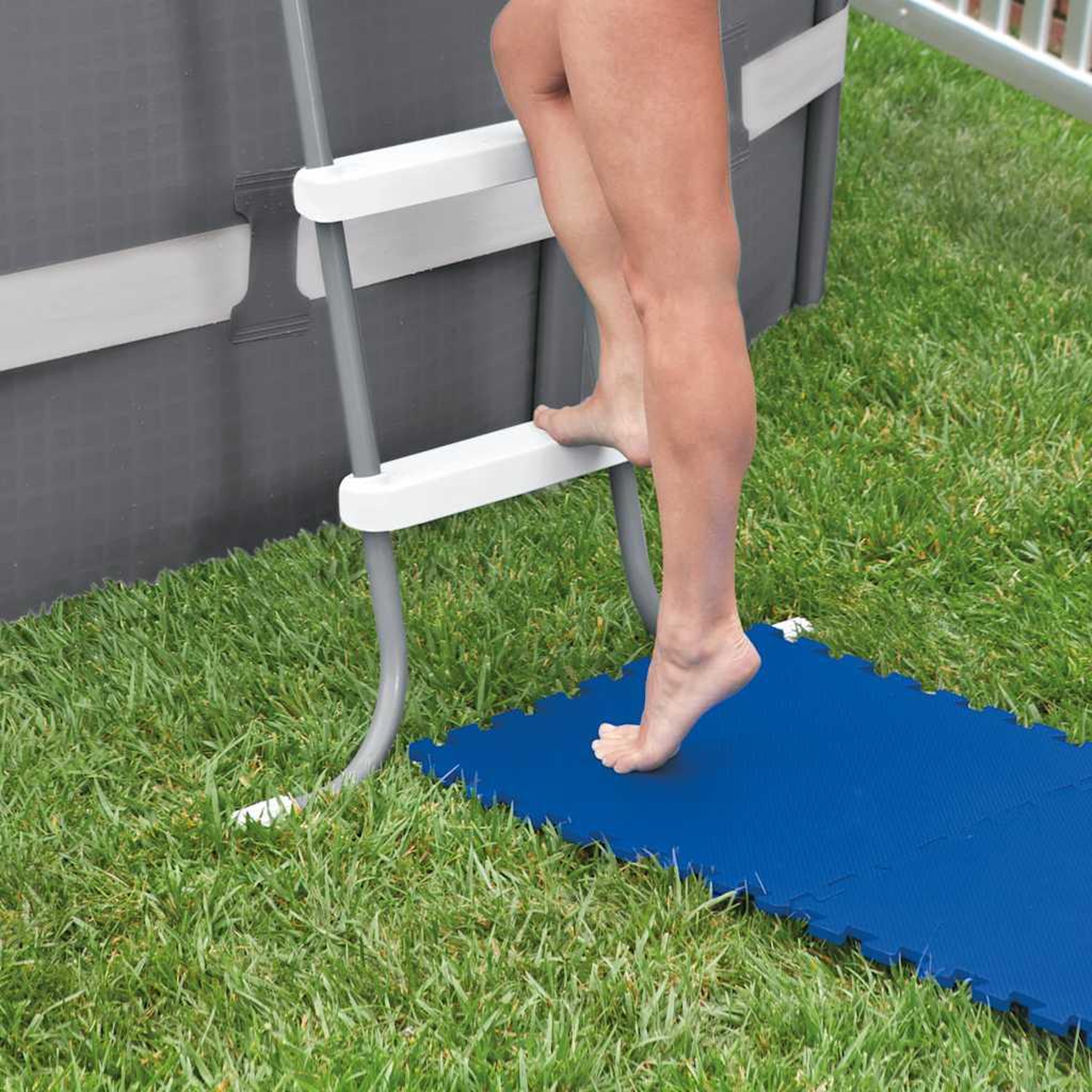 Voir la diapositive 4 : INTEX Intex Baches de sol de piscine 8 pcs 50 x 50 cm Bleu