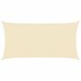 Voir la diapositive 2 : VIDAXL Voile d'ombrage 160 g/m^2 Creme 2x3,5 m PEHD