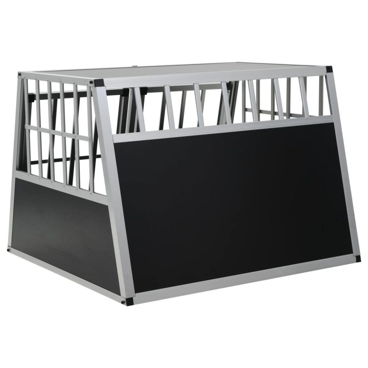VIDAXL Cage pour chien a double porte 94 x 88 x 69 cm