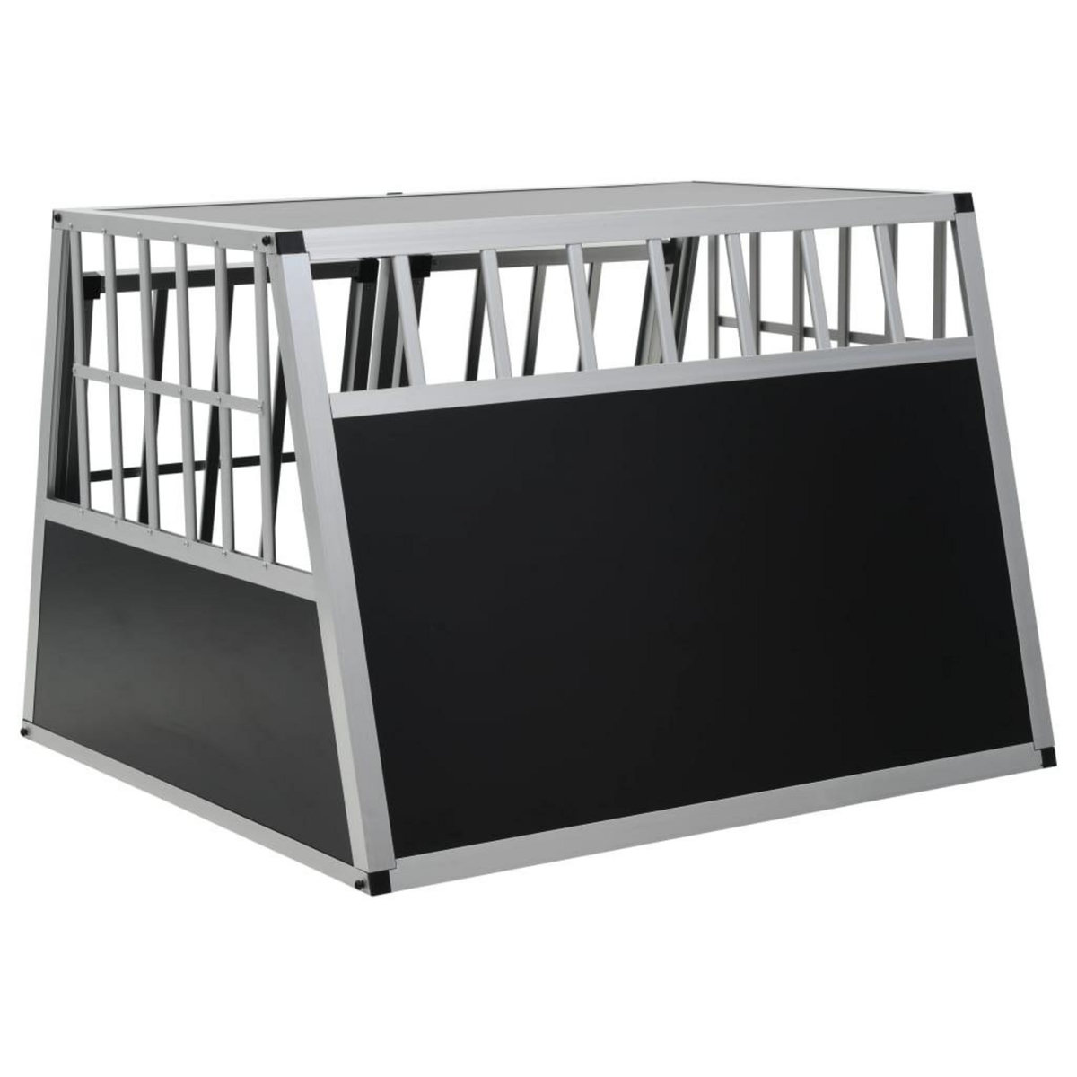 VIDAXL Cage pour chien a double porte 94 x 88 x 69 cm
