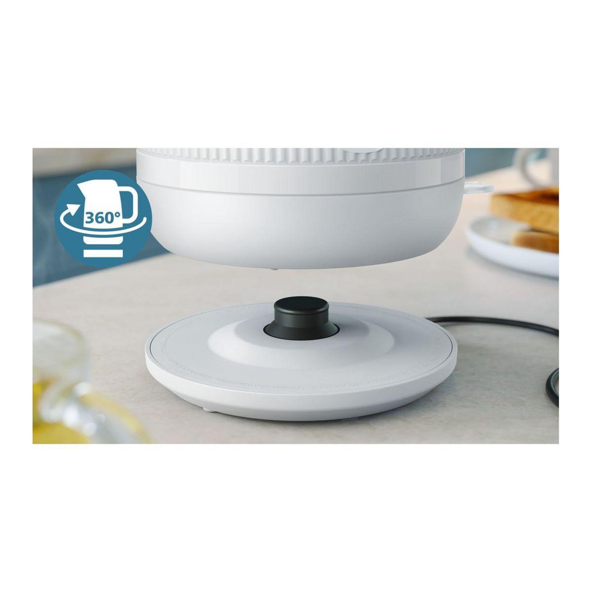 Philips Bouilloire HD9411/00 Bouilloire électrique blanche Série 3000 1.7L, 2200W