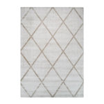 Paris Prix Tapis Géométrique à Poils Courts  Luxury II  Taupe. Coloris disponibles : Marron