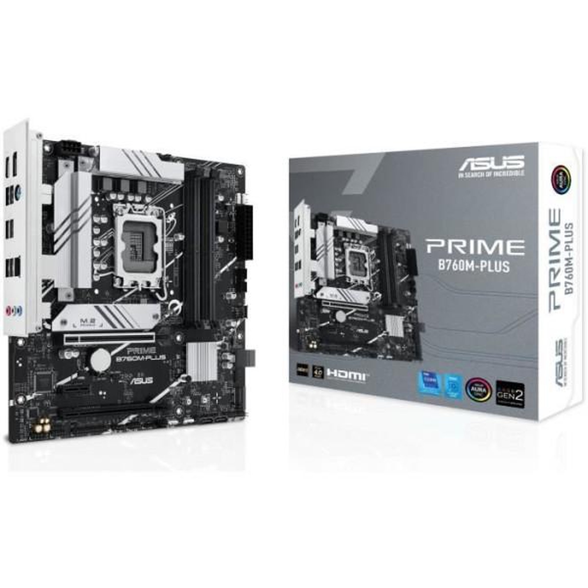 ASUS Carte mere - ASUS - PRIME B760M-PLUS - Intel B760 LGA 1700 micro ATX