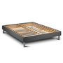 Voir la diapositive 4 : VITALIT Pack prêt à dormir VITALSPRING ZEN 140 x 190 cm sommier Kit gris