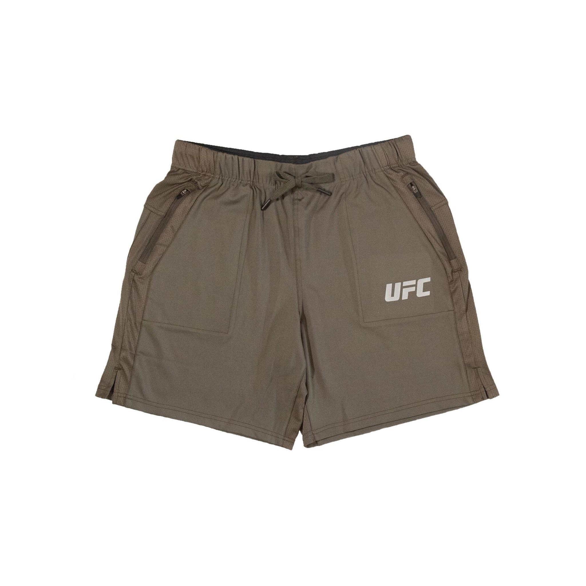 Voir la diapositive 1 : UFC Short de sport et de fitness - Homme - UFC - Olive - Taille M