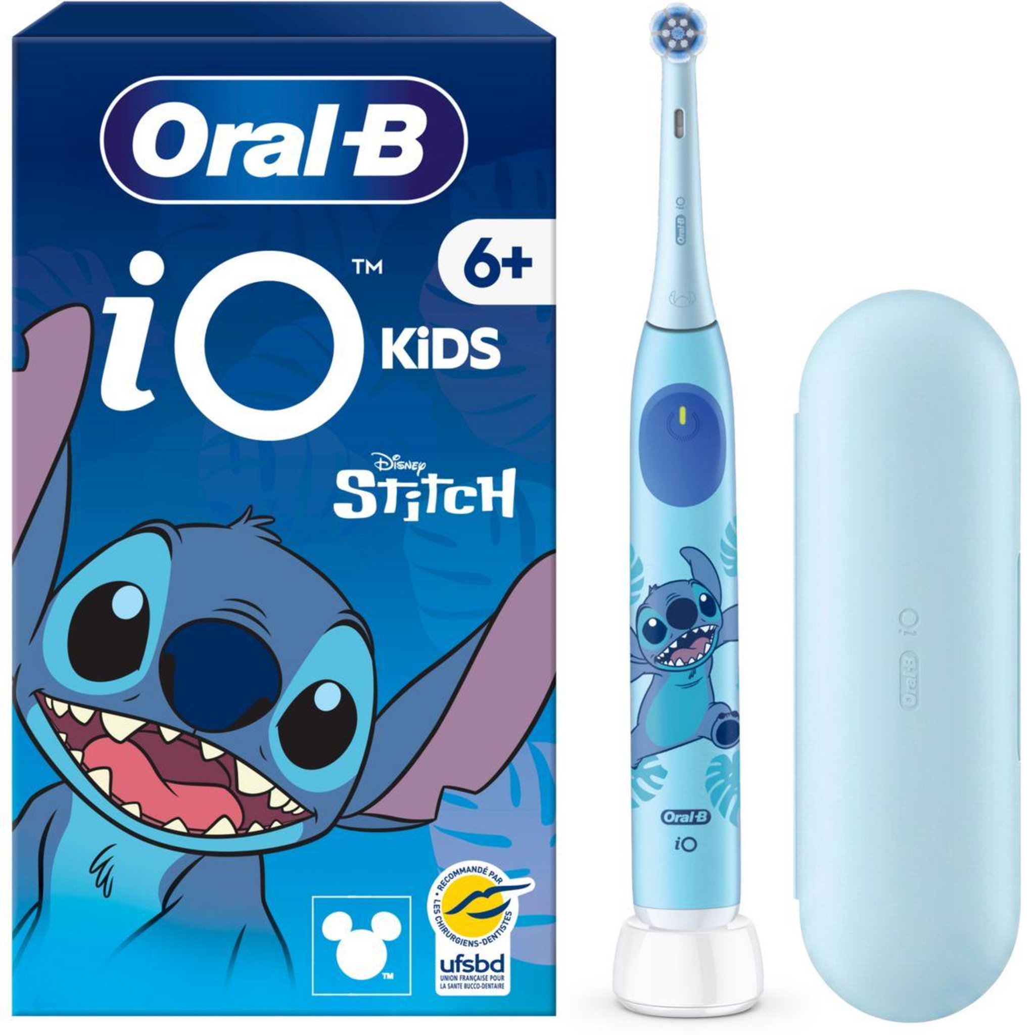 ORAL B Brosse à dents électrique io2 kids stitch + travel case