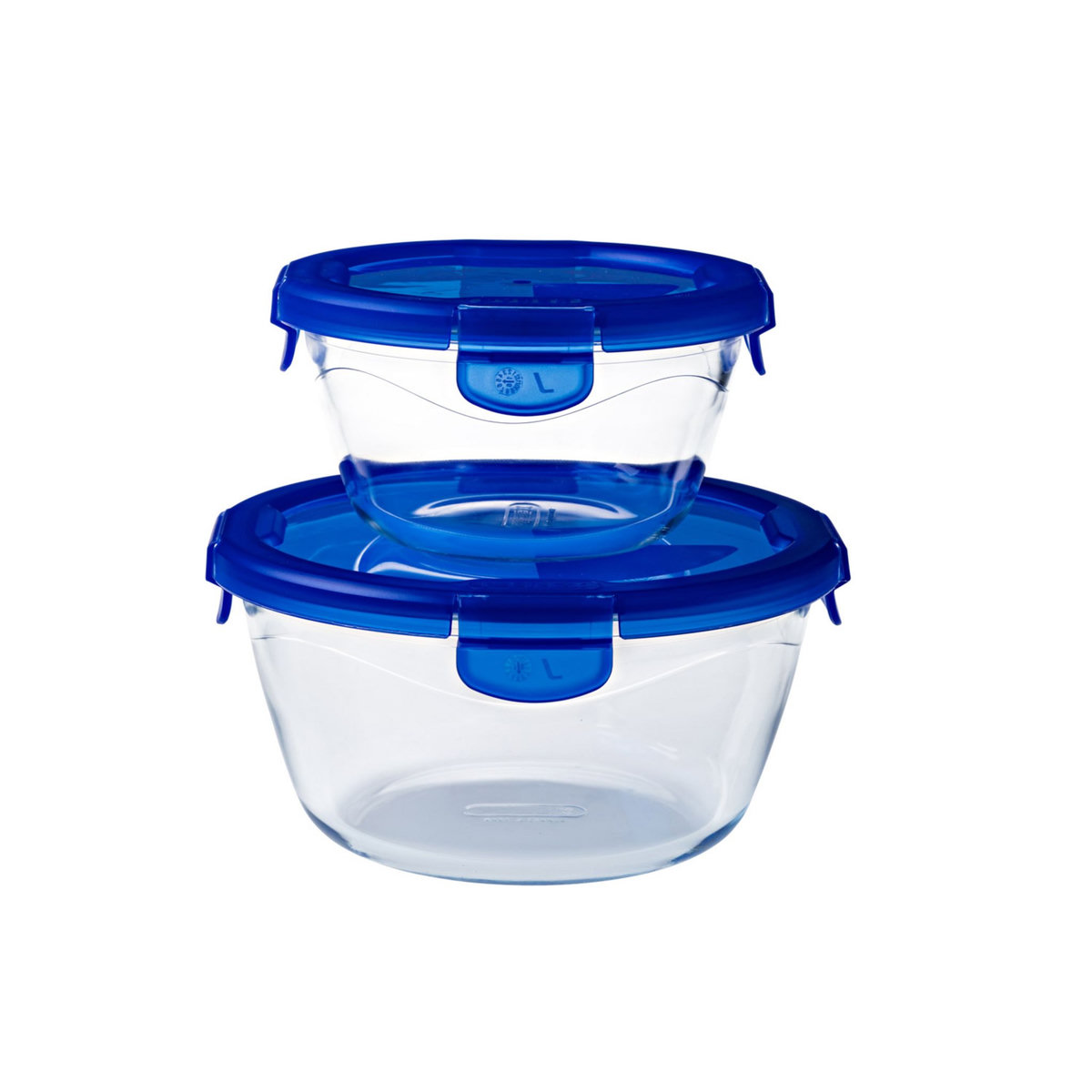 PYREX Boîte ronde avec couvercle 15 cm COOK & GO