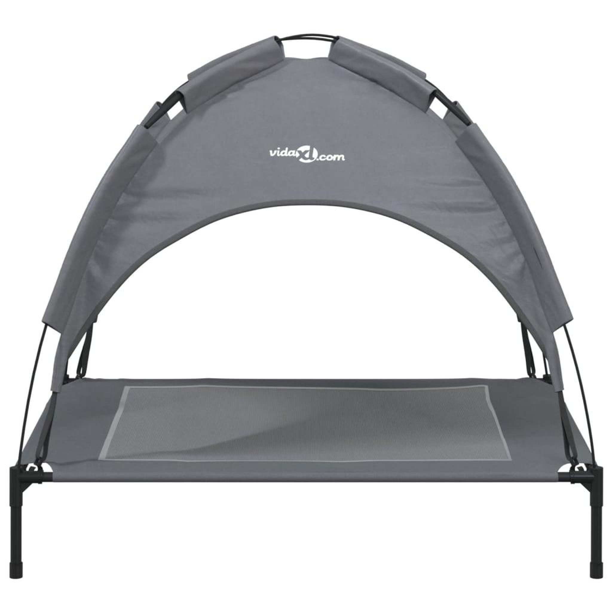Voir la diapositive 4 : VIDAXL Lit pour chien avec auvent anthracite tissu Oxford et acier