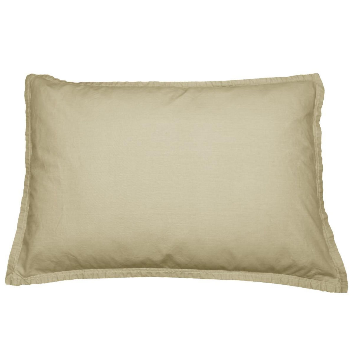 Sensei Maison Lot de 2 taies d'oreiller en percale lavée HOME WASHED