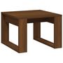 Voir la diapositive 2 : VIDAXL Table d'appoint Chene marron 50x50x35 cm Bois d'ingenierie