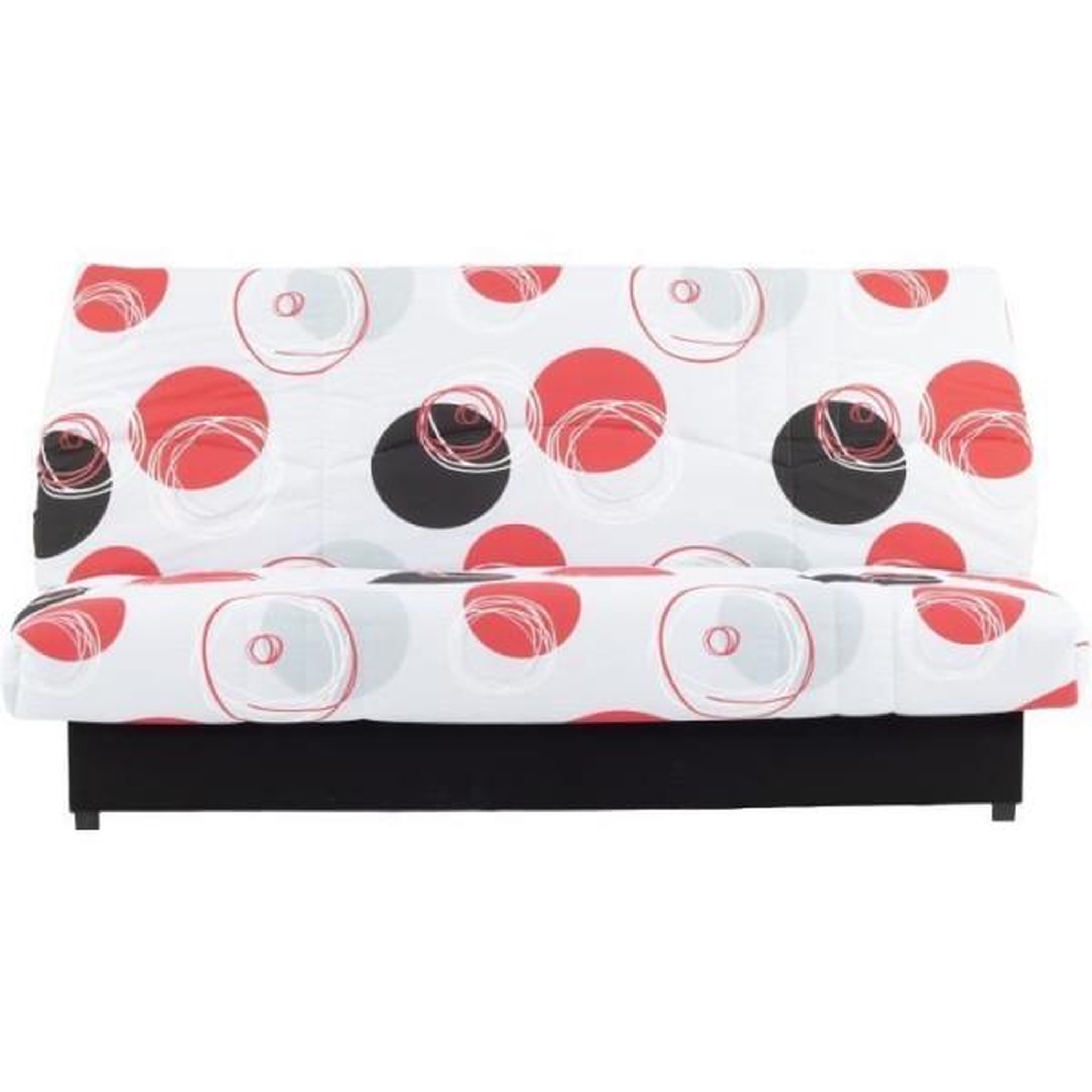 N/A Banquette clic-clac - 3 places - Planete Gris - 190 x 90 x 92 cm - PIXIE