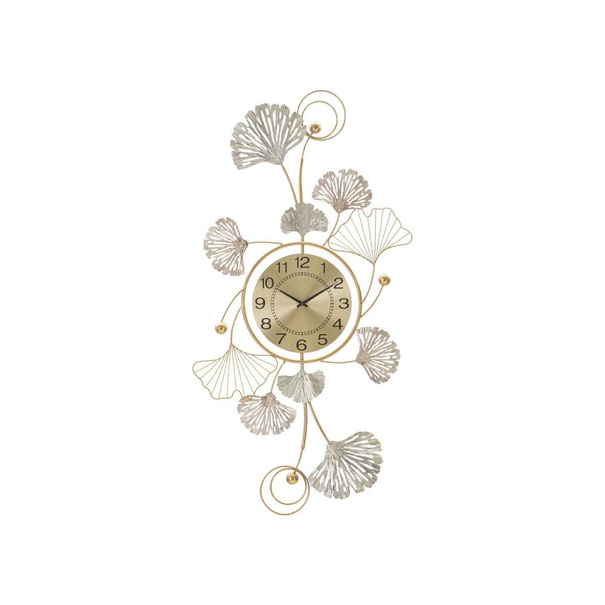Paris Prix Décoration murale avec horloge  leavy  102cm multicolore